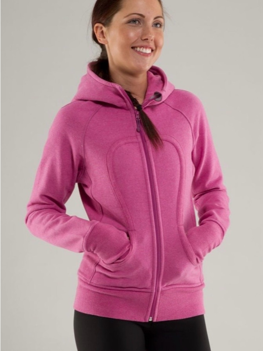Lululemon full zip scuba size 12